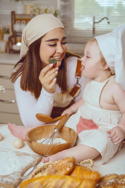 عکاسی کودک با تم آشپزی